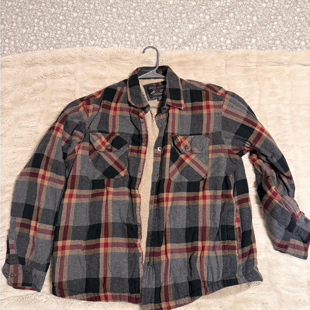 Plaid Shirt Jacket for Men